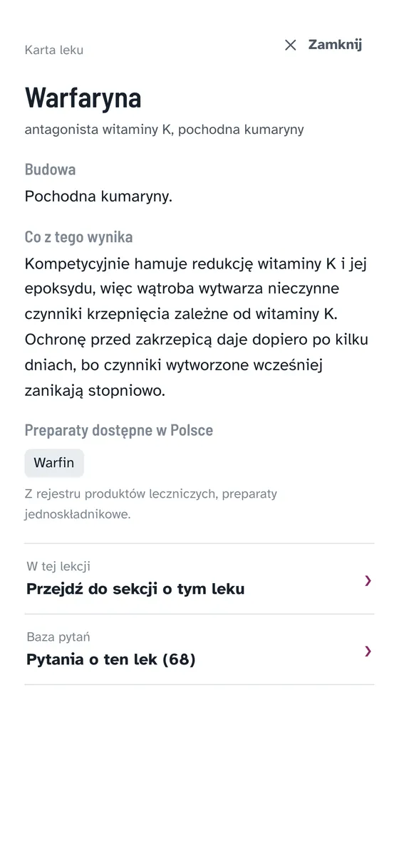 Karta leku na telefonie